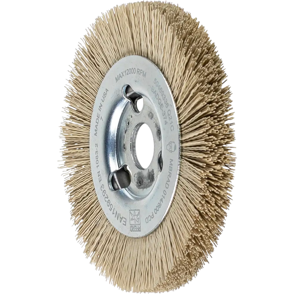 PFERD TOOLS Rundbürste schmal ungezopft RBU 100x12x16 mm Bohrung DIAMANT-Filament 0,35 mm Korn 600