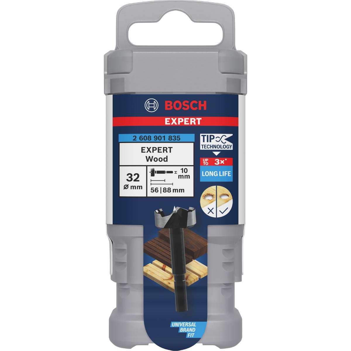 2608901835BO Bosch EXPERT Wood Forstnerbohrer, 32 mm, D10 mm