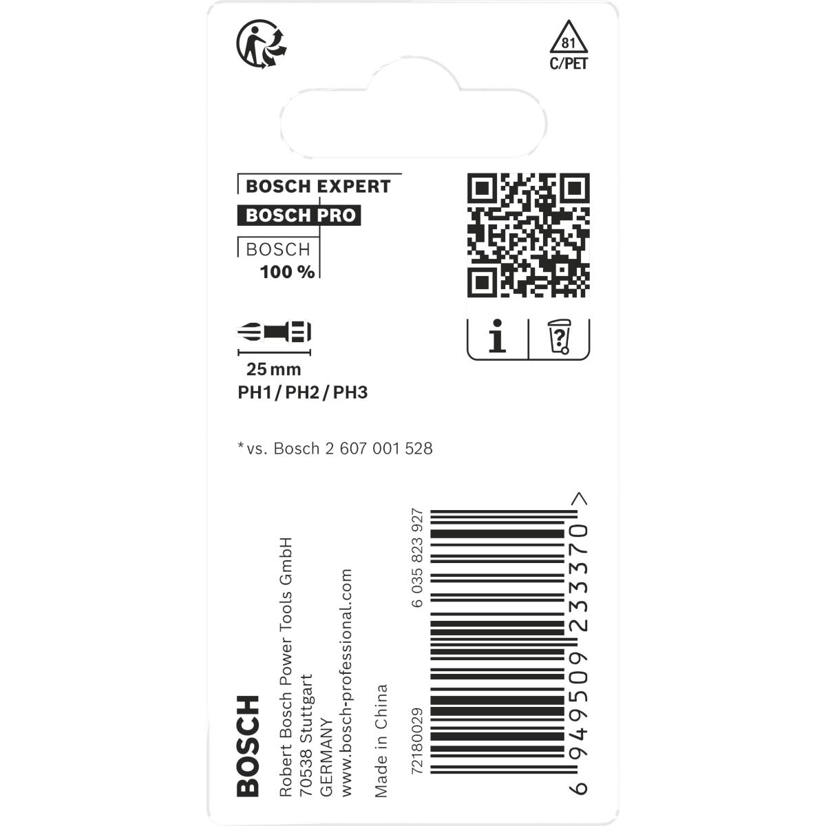 Bosch PRO Impact Control PH1 Insert Bits