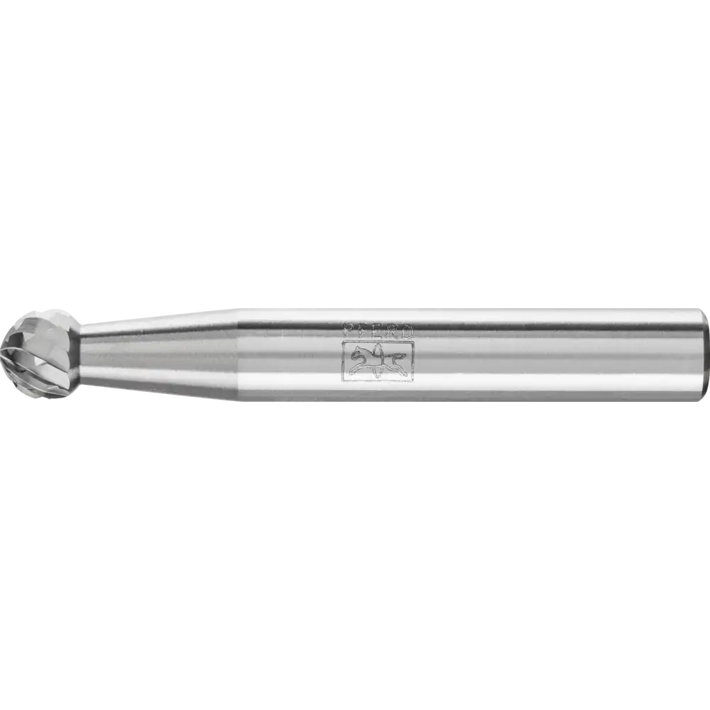 PFERD TOOLS Hartmetall Frässtift Kugel KUD Z4 universal mittel fein