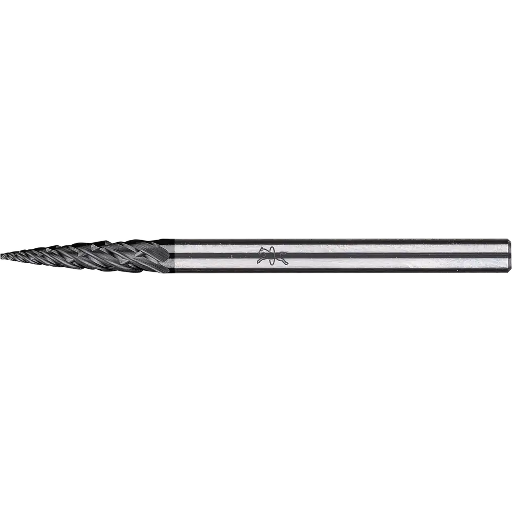 PFERD TOOLS Hartmetall Hochleistungsfrässtift ALLROUND Spitzbogen SPG Ø 06x13mm Schaft-Ø 3mm HICOAT beschichtet für Stahl