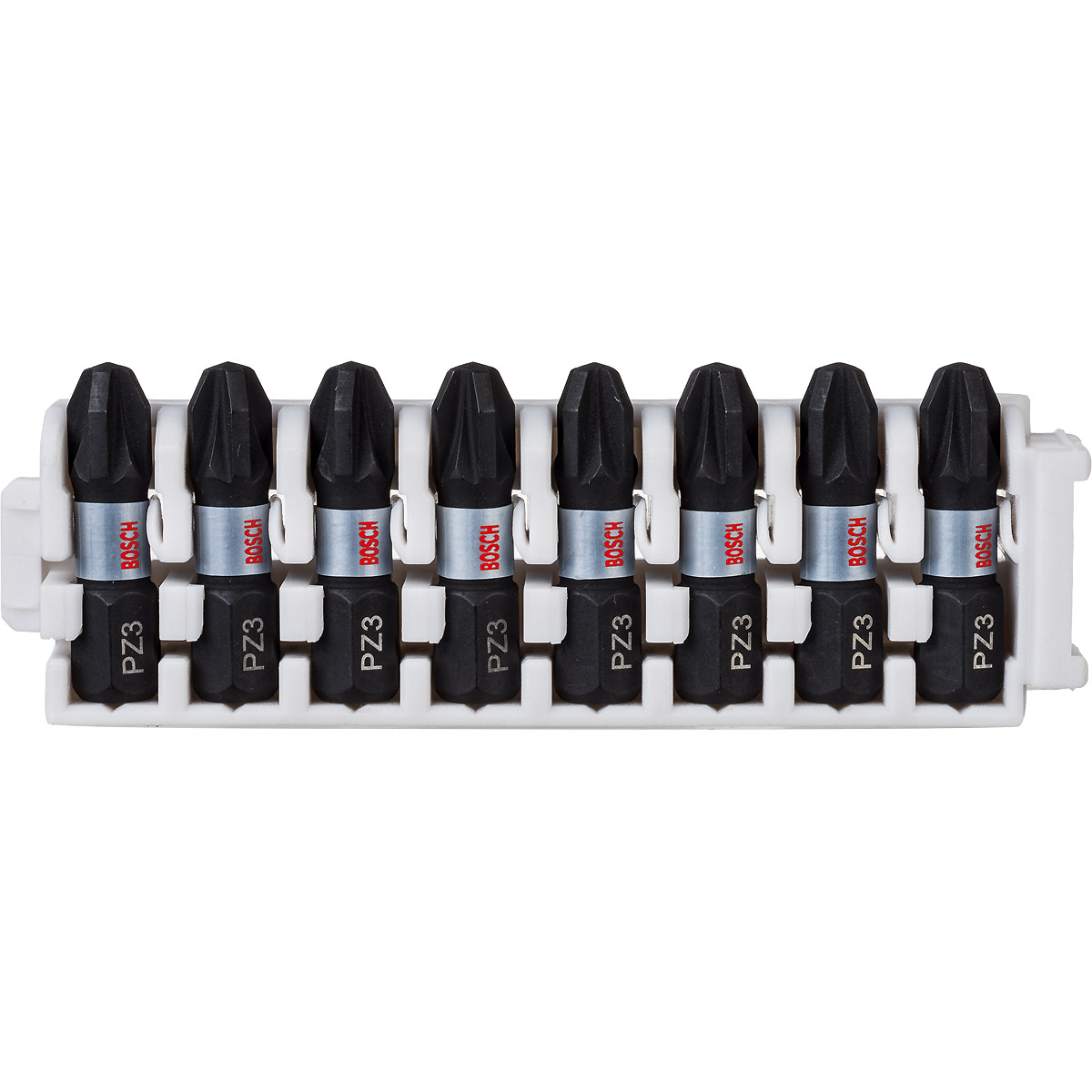 Bosch Schrauberbit-Set Impact Control, 8-teilig, mit PZ 3, 25 mm