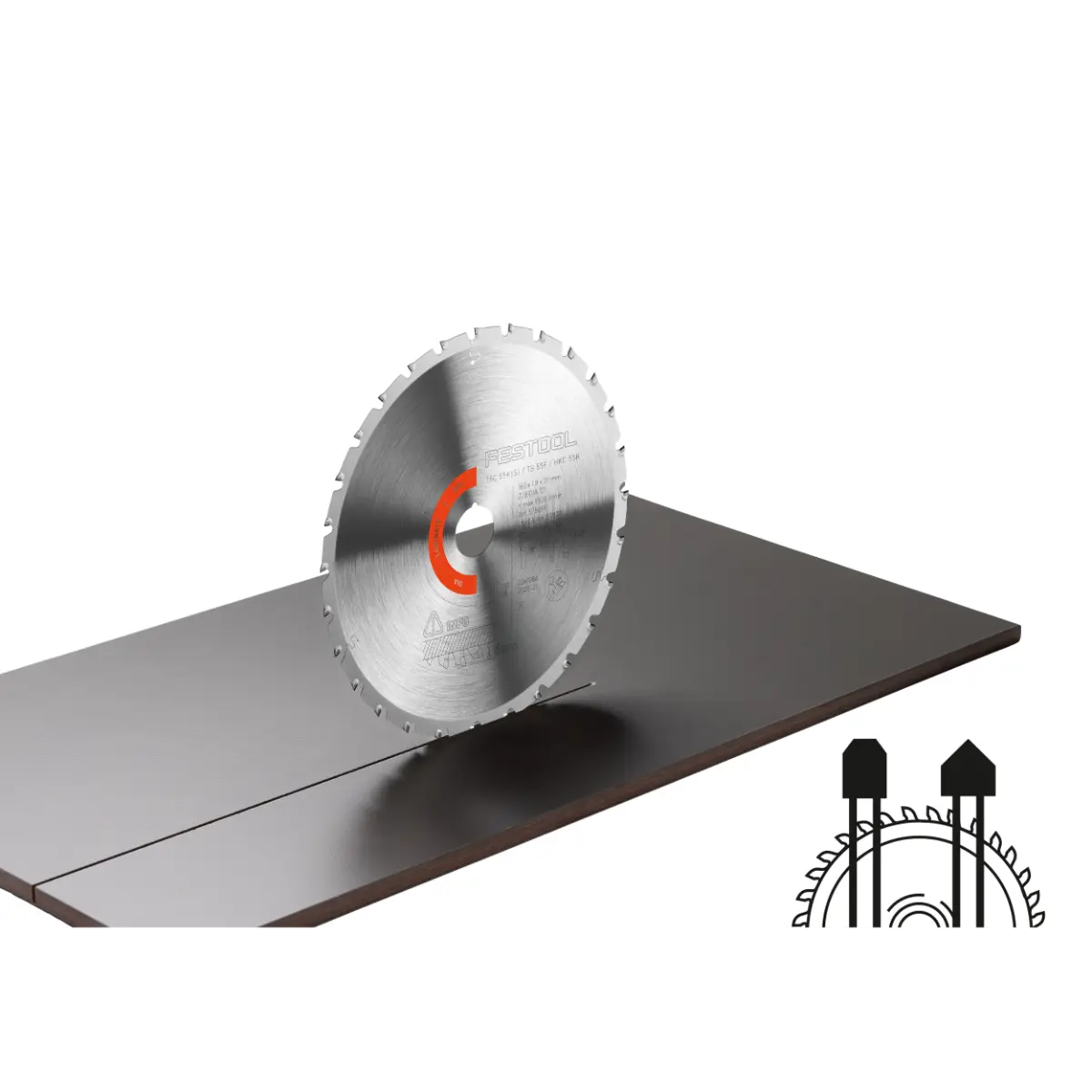 Festool Diamant-Kreissägeblatt LAMINATE/HPL DIA 160x1,8x20 TD28