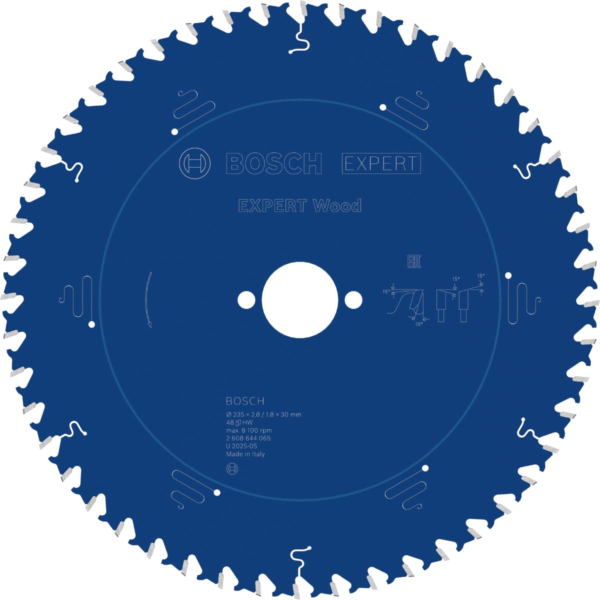 Bosch Kreissägeblatt Expert for Wood ø 235 mm