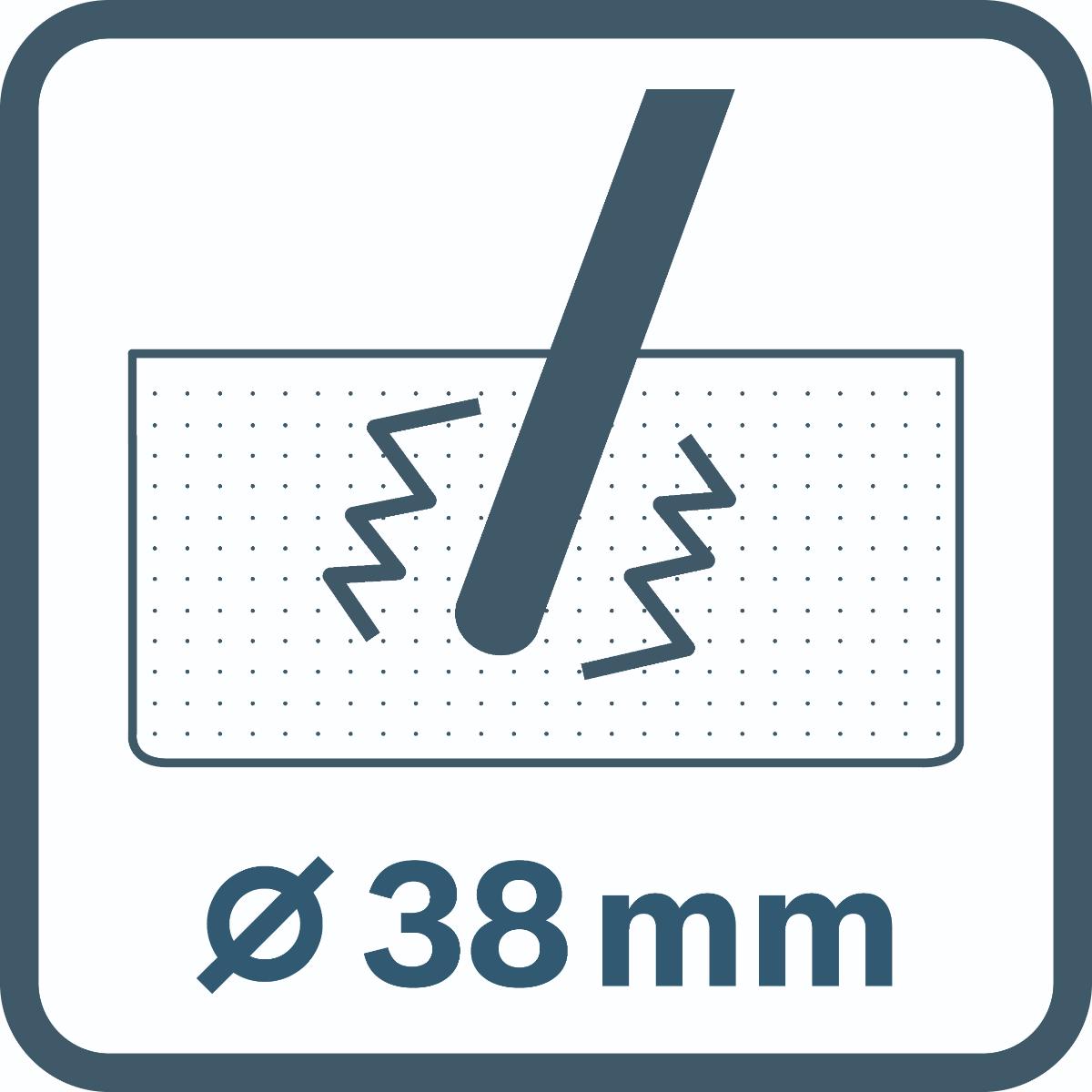 Schwamm, Schneidetest, Ø38mm, Durchmesser, Kratzzellenschutz