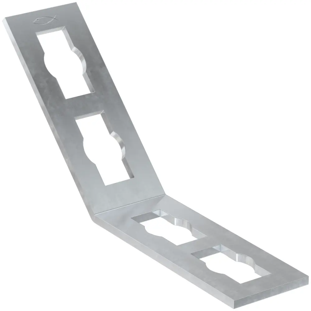 Fischer Montagewinkel PFAF 4/135° galvanisch verzinkt