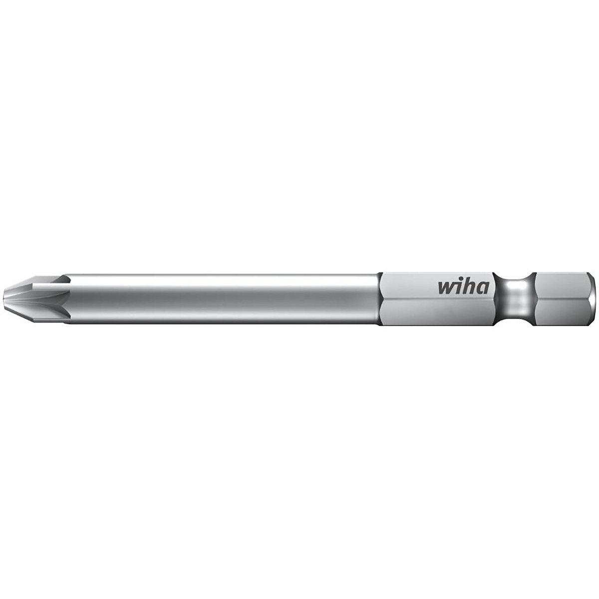 Wiha Bit Set Professional 50 mm Pozidriv (PZ2) 2-teilges Set 1/4 zoll E6,3 in Box - 10 Stück