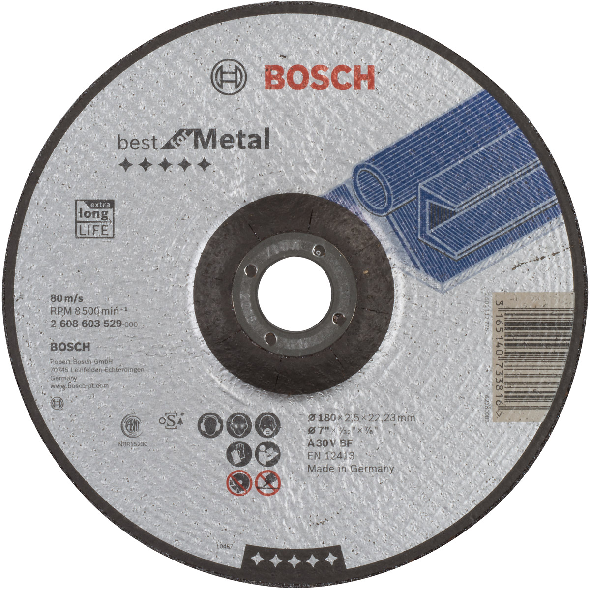 Bosch Trennscheibe gekröpft Best for Metal A 30 V BF