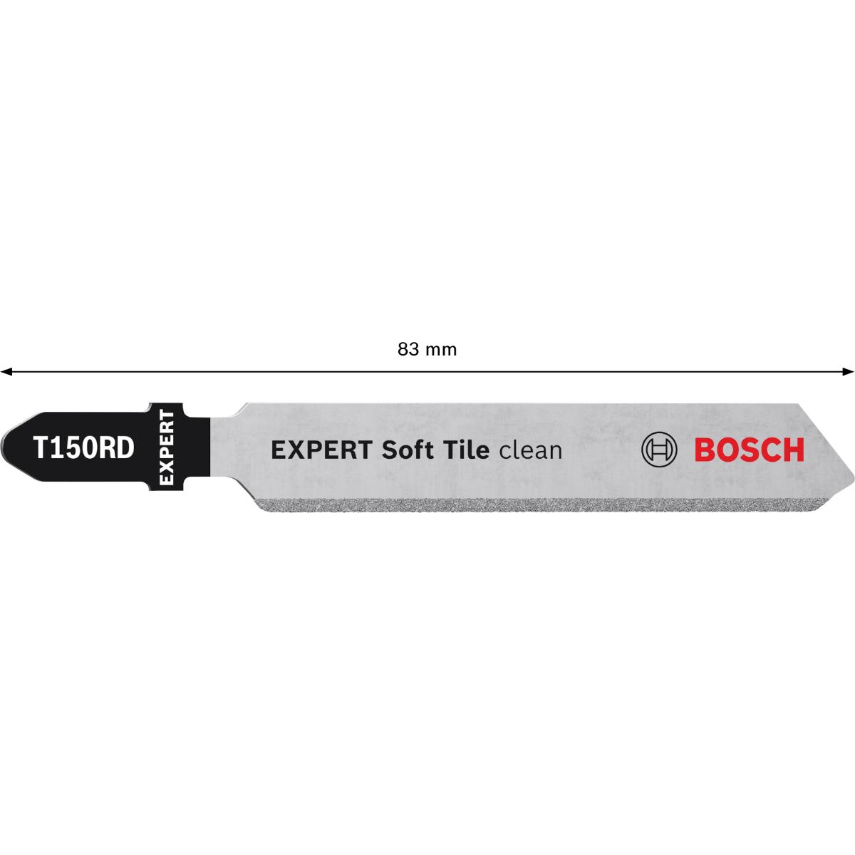 Bosch EXPERT ‘Soft Tile Clean’ T 150 RD, Stichsägeblatt, 3 Stück
