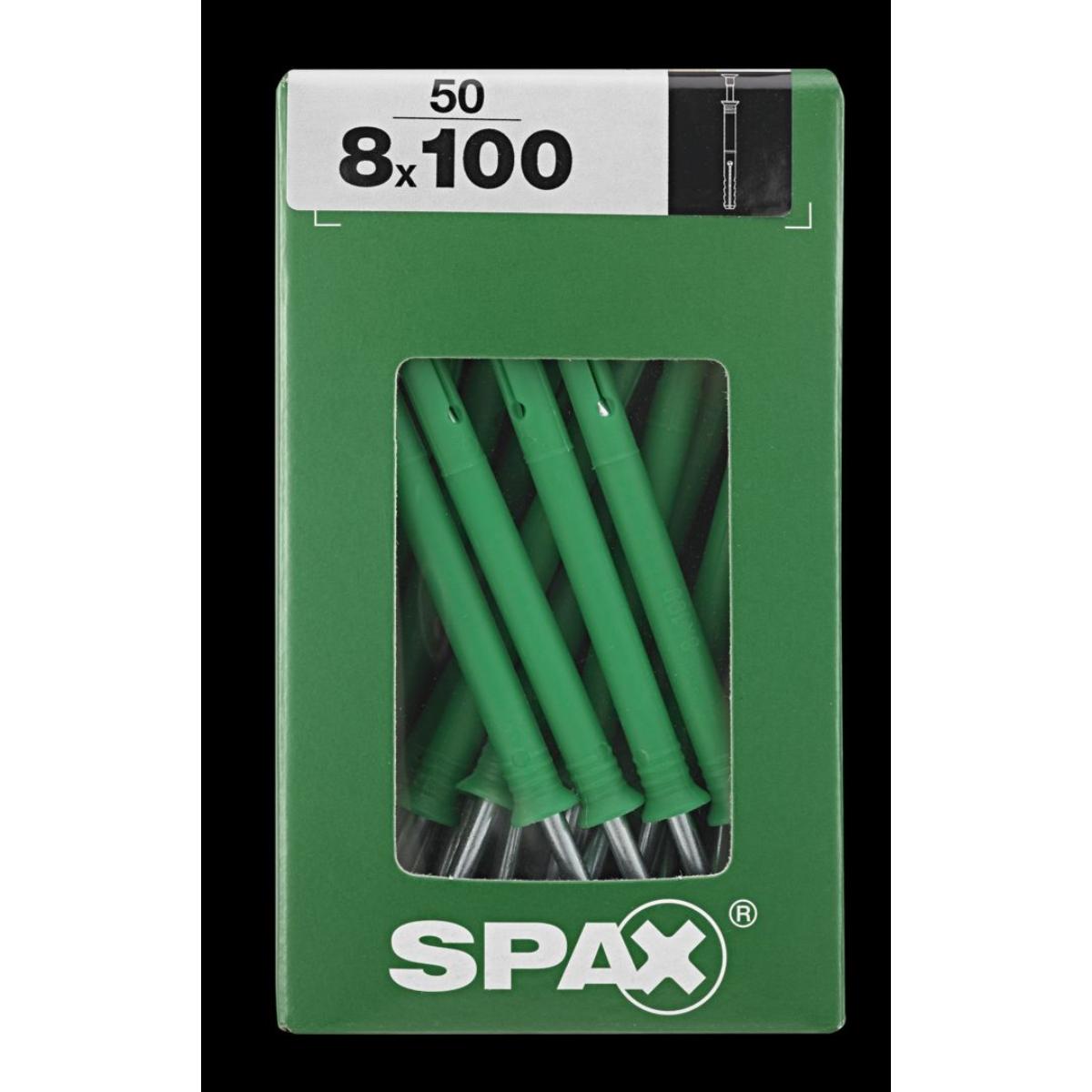 SPAX Nagelduebel Senkkopf Z3 XL, 50 Stück