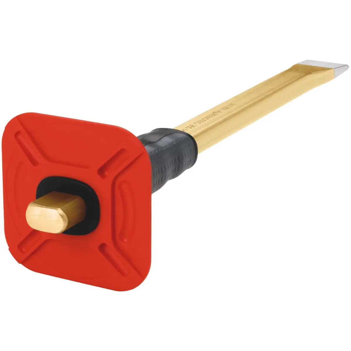 Rennsteig Maurermeißel mit Handschutz 29 x 350 mm, lackiert