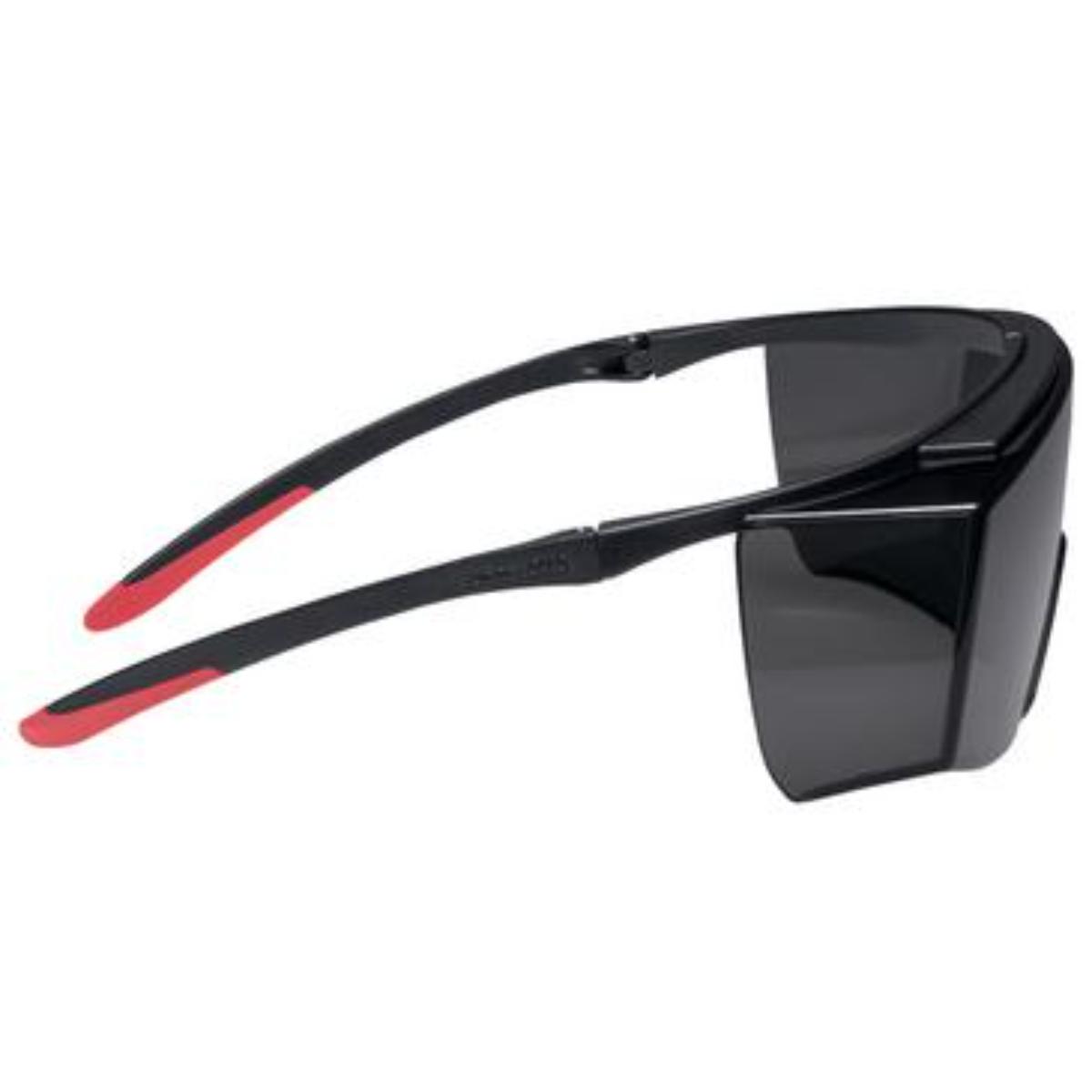 Uvex super f OTG IR-ex 5 Infrarotschutzüberbrille innen beschlagfrei, außen kratzfest & robust gegen Funken, Infrarot-/Multischutzstuf