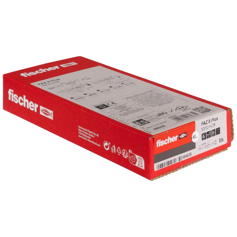 Fischer Bolzenanker FAZ II Plus 10/10 HCR hochkorrosionsbeständig