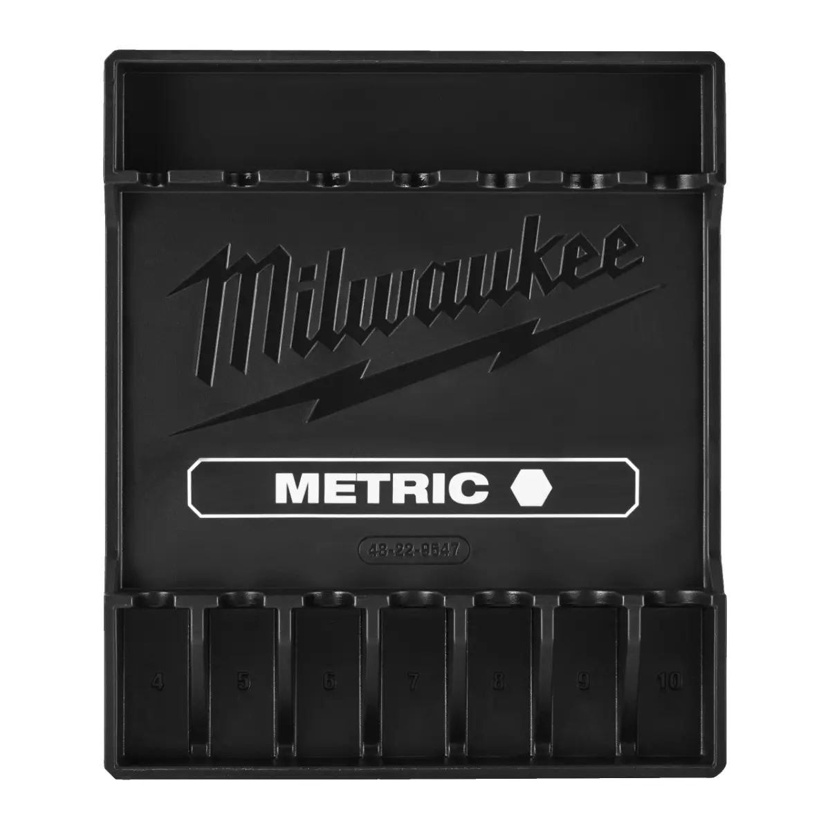 Milwaukee Innensechskant Bit-Steckschlüsseleinsatz metrisch 3/8" lang Set 7-teilig