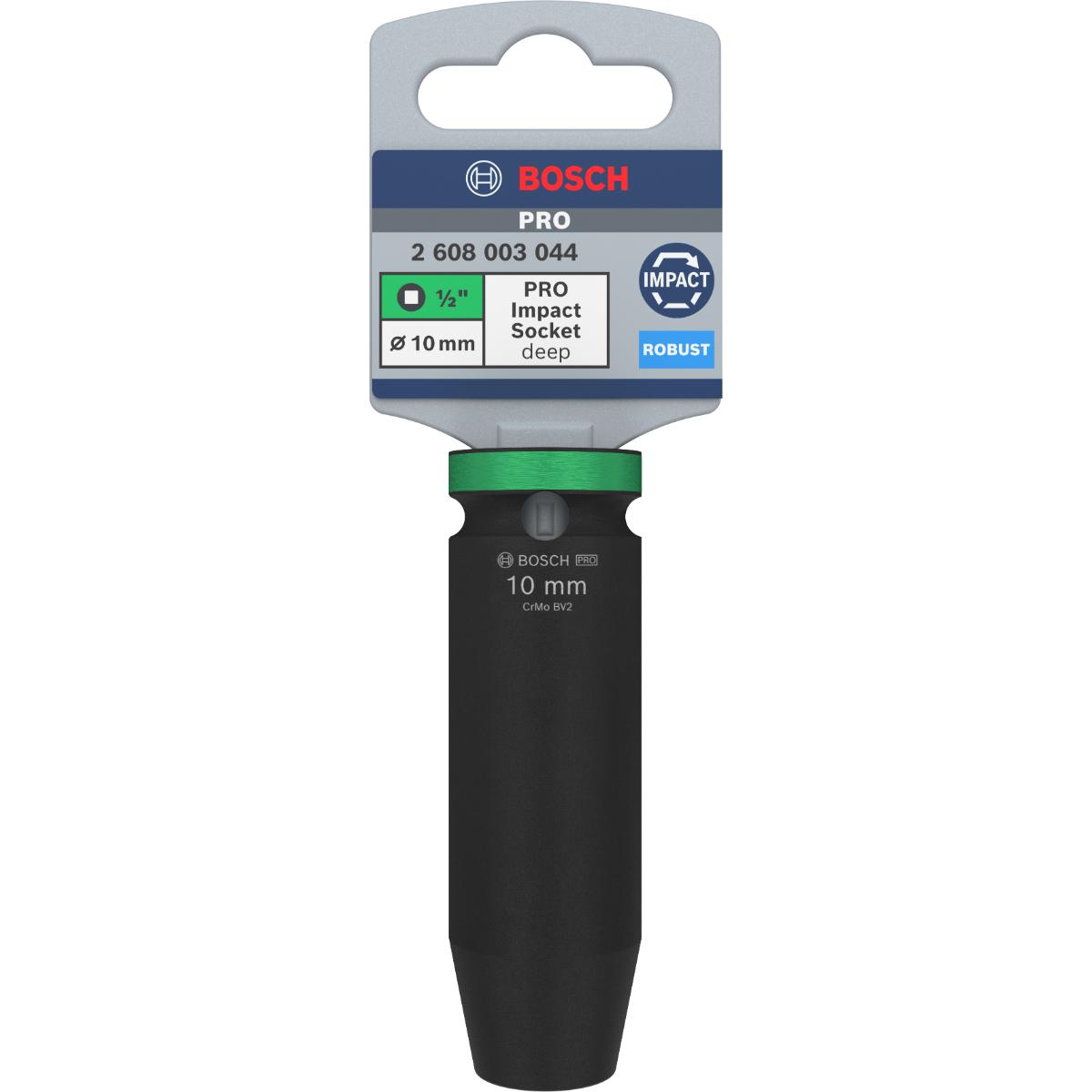 Bosch PRO Impact Socket, 1/2", tief