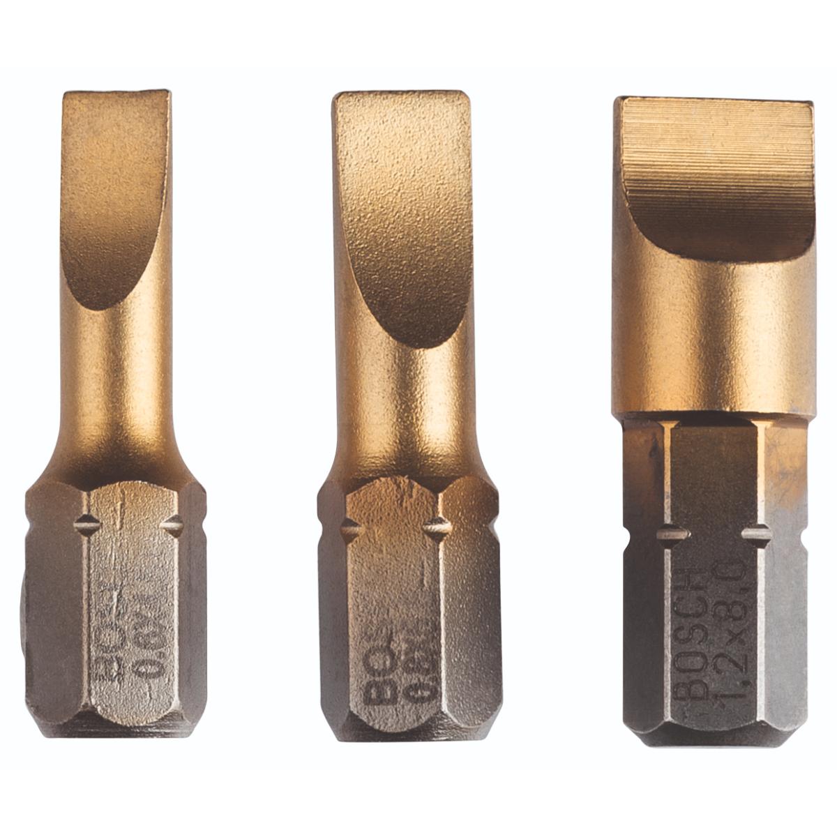 Bosch 3tlg. Schrauberbit-Set Max Grip (S)