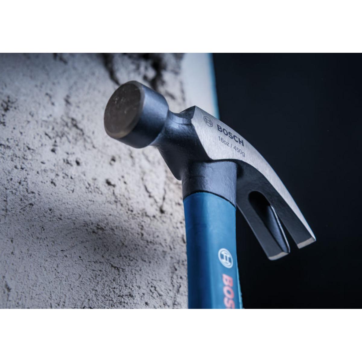 Bosch Zimmermannshammer 12 oz / 340 g, geschwungen