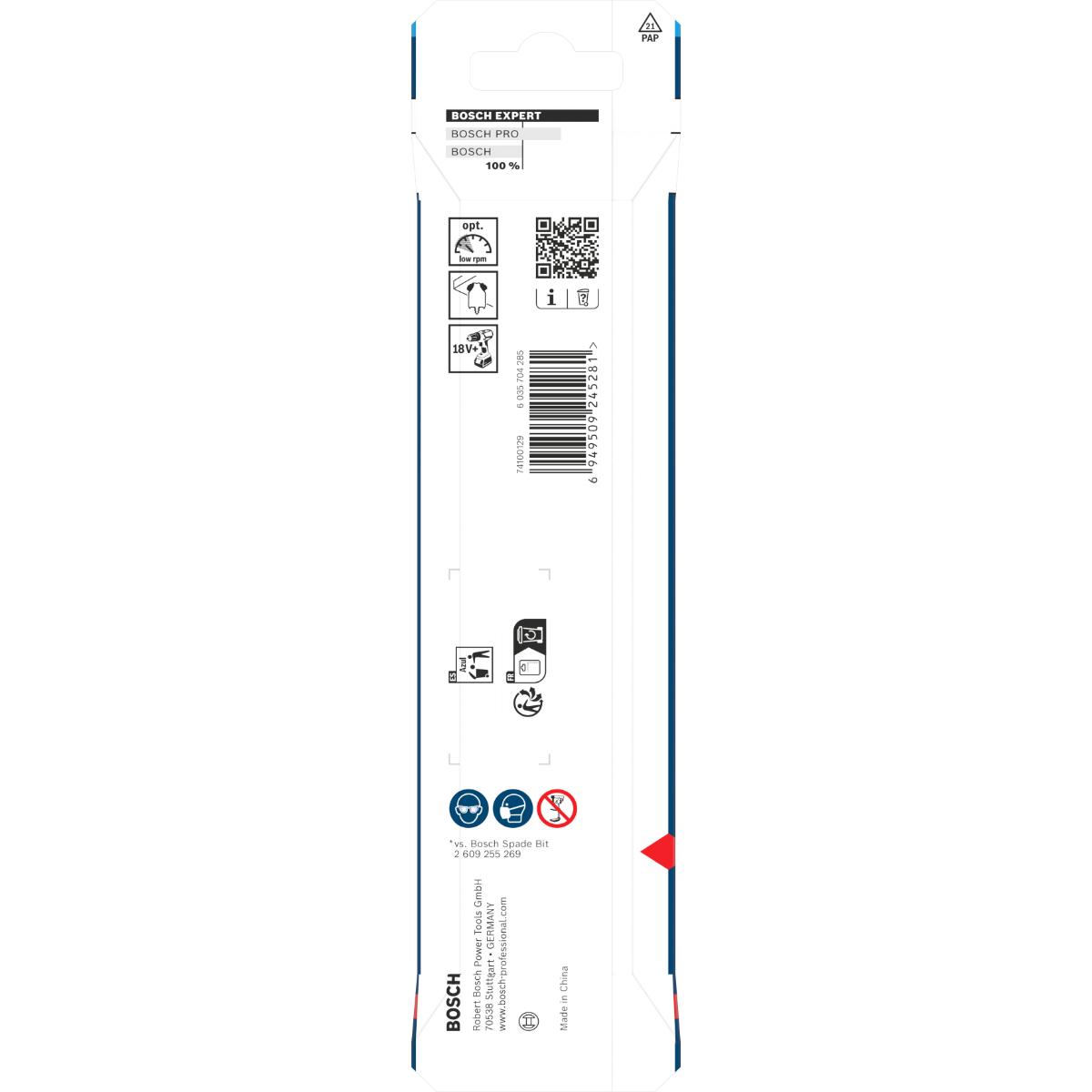 Bosch EXPERT Self Cut Speed Flachfräsbohrer, 38 x 152 mm