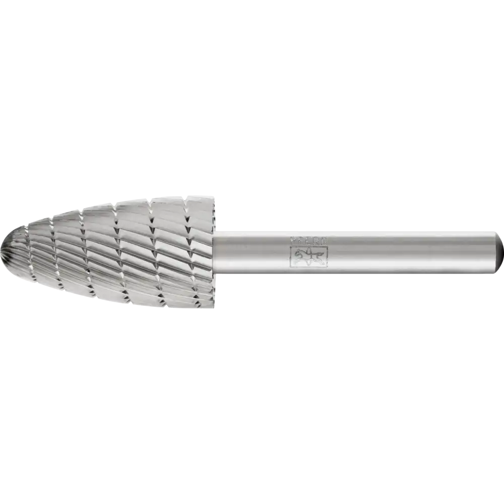 PFERD TOOLS HSS Frässtift Baumform H Z 3 universal mittel fein Spanbrecher