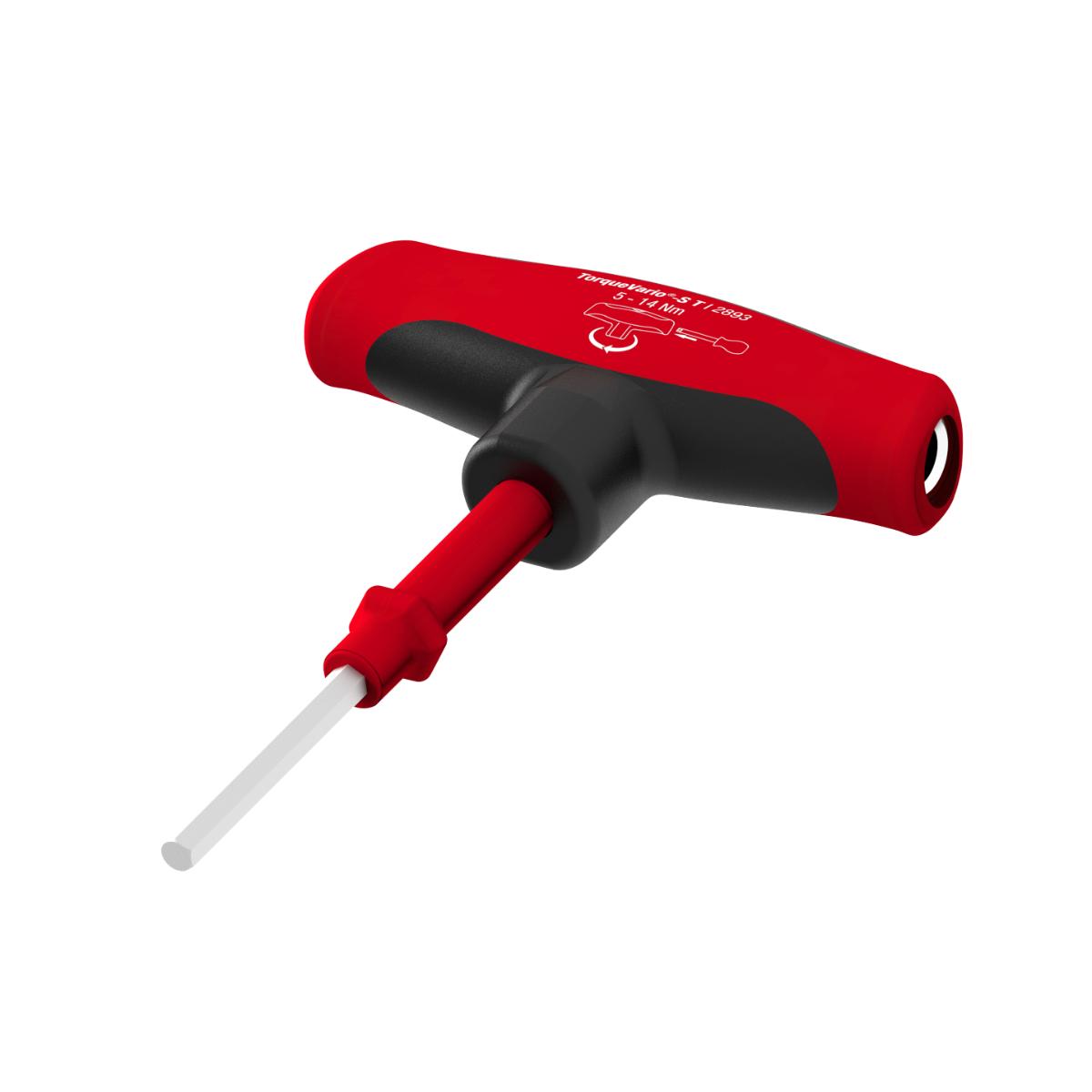 Wiha Drehmoment-Schraubendreher mit Quergriff TorqueVario -S T 5-14 Nm variabel einstellbare Drehmomentbegrenzung