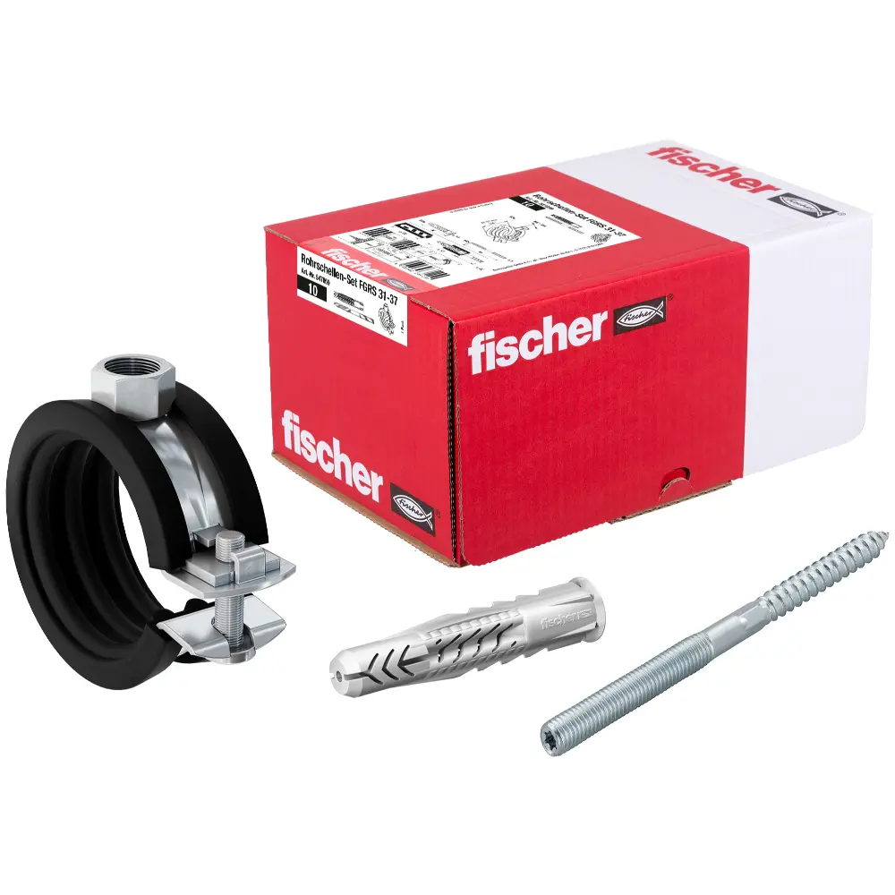Fischer Rohrschellen-Set UX / STST / FGRS 31-37