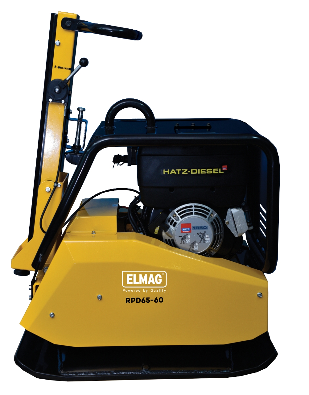 ELMAG Rüttelplatte reversierbar RPD65-60 mit Hatz-Diesel 1B50