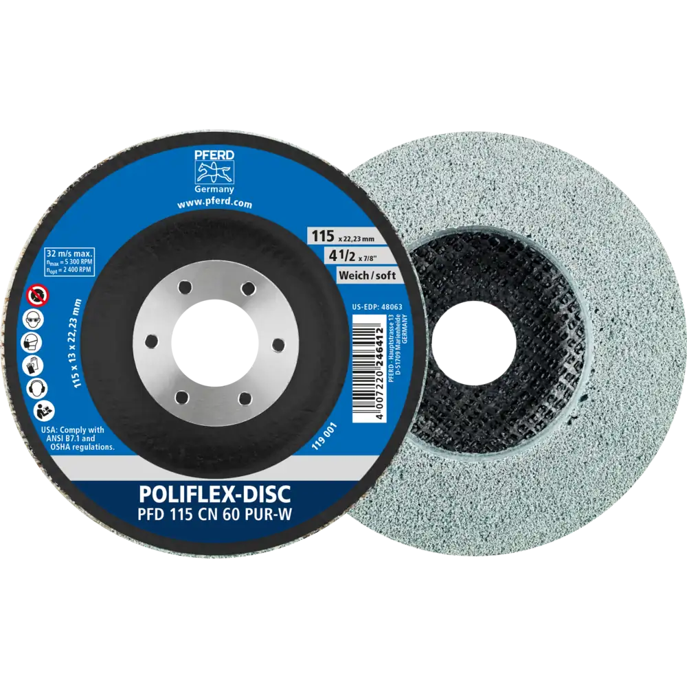 PFERD TOOLS Poliflex Disc PFD Bindung PUR