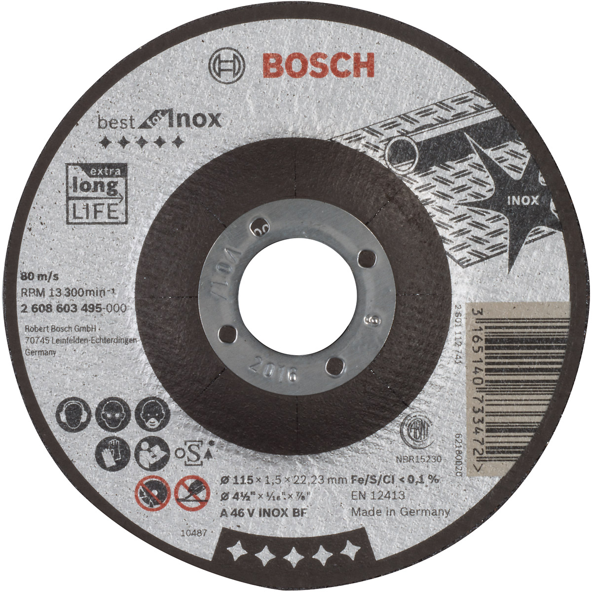 Bosch Trennscheibe gekröpft Best for Inox A 46 V INOX BF