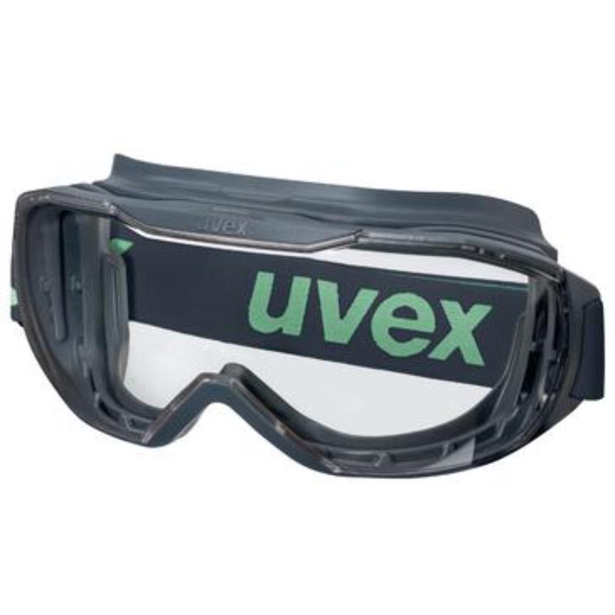 uvex megasonic planet Vollsichtbrille innen beschlagfrei, außen extrem kratzfest & chemikalienbeständig
