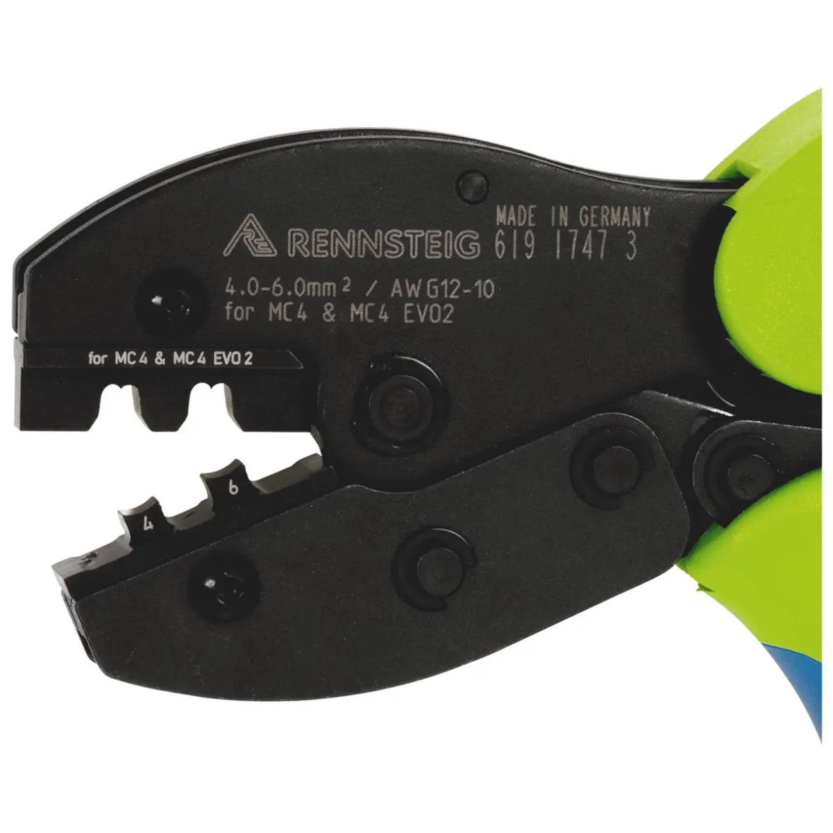 Rennsteig Crimpzange PEW 9 für Aderendhülsen 10 - 25 mm²