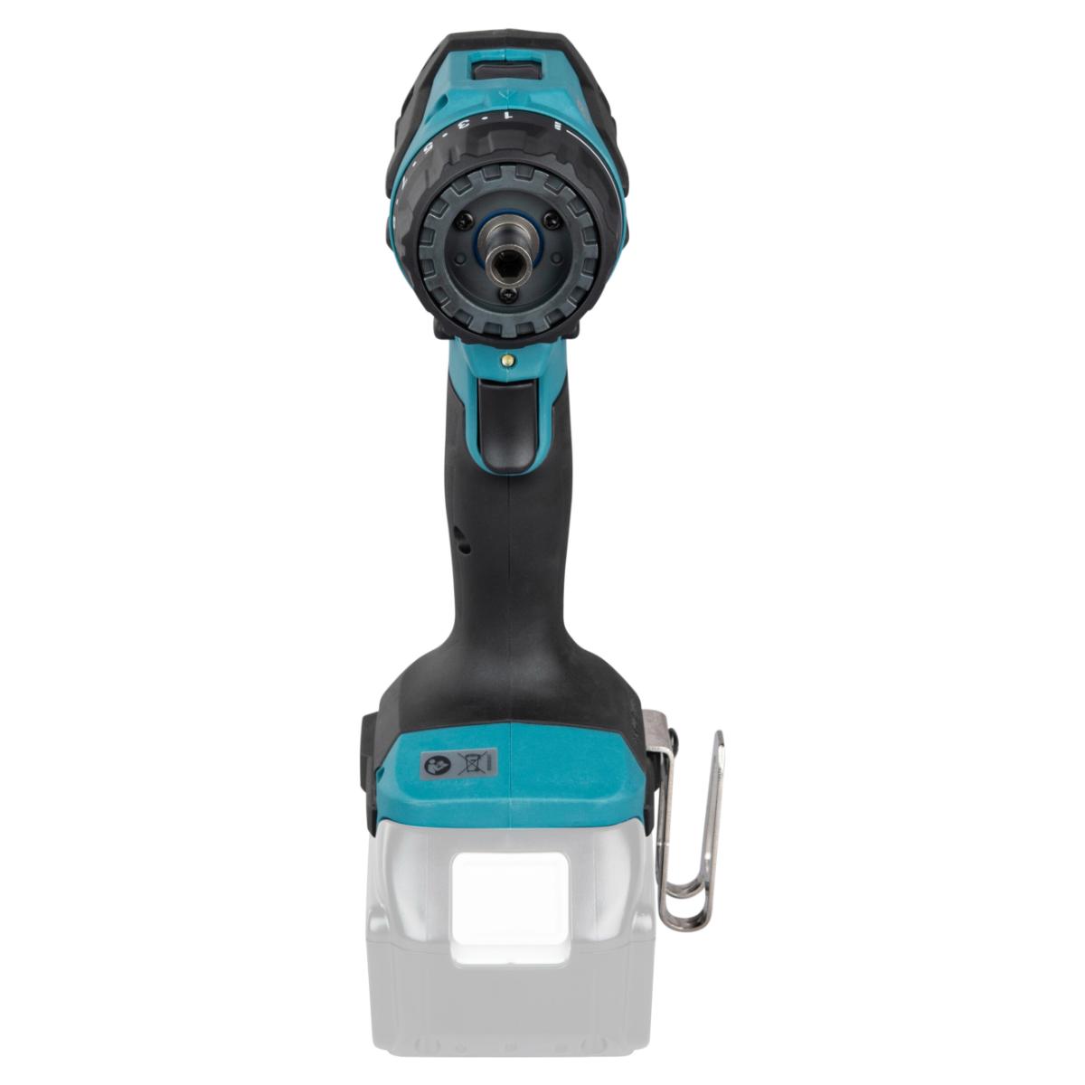 Makita Akku-Bohrschrauber mit Wechselkopfsystem inklusive 4-Kopfaufnahmen LXT 18V - DDF491ZJ01