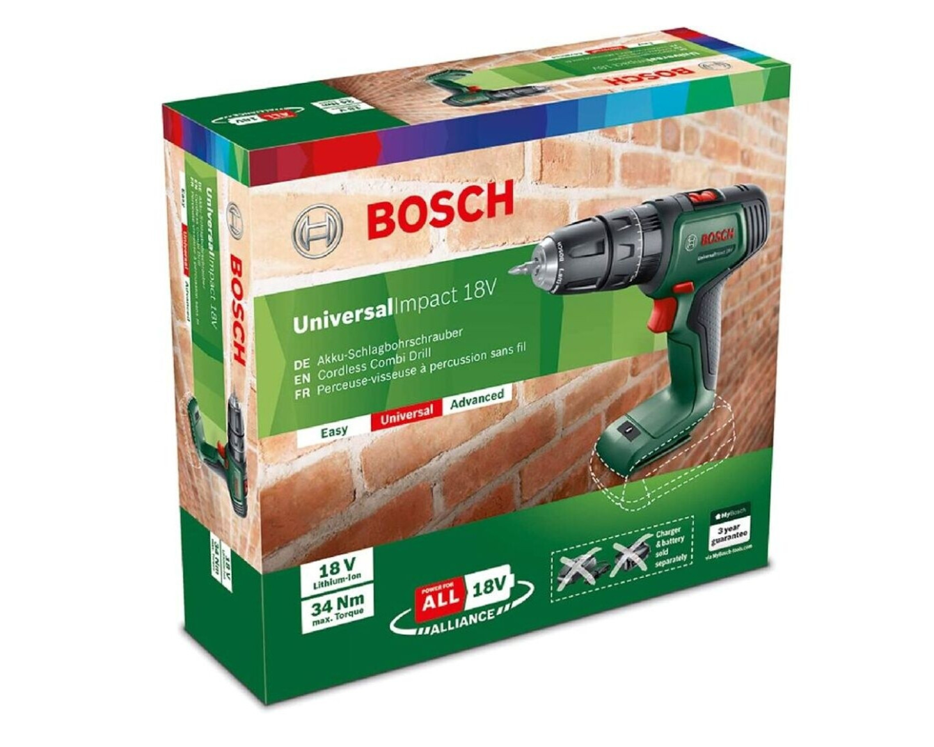 Bosch Akku-Bohrschrauber UniversalImpact 18