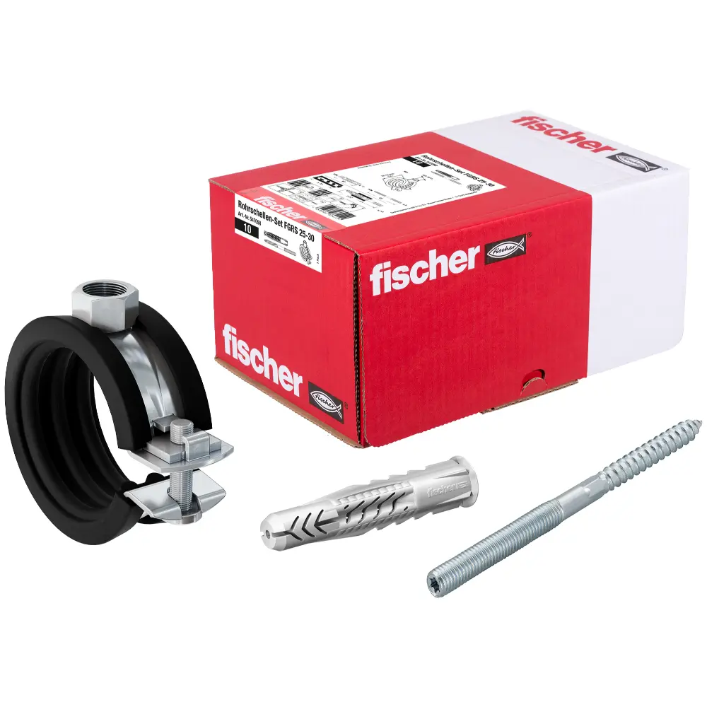 Fischer Rohrschellen-Set UX / STST / FGRS 25-30