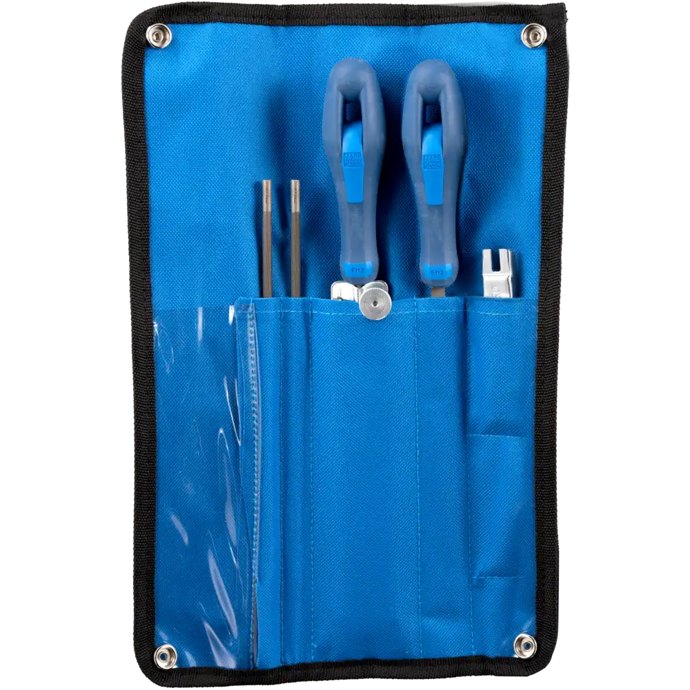 PFERD TOOLS Kettensägenschärf-Set 4,8 mm 3/16 für Kettenteilung .325 in Rolltasche
