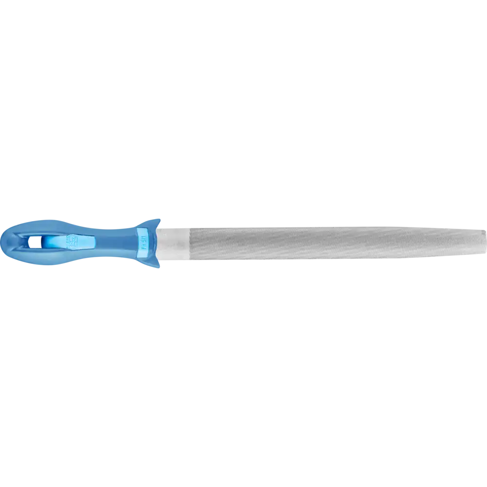 PFERD TOOLS Werkstattfeile mit Heft Halbrund-Spitz