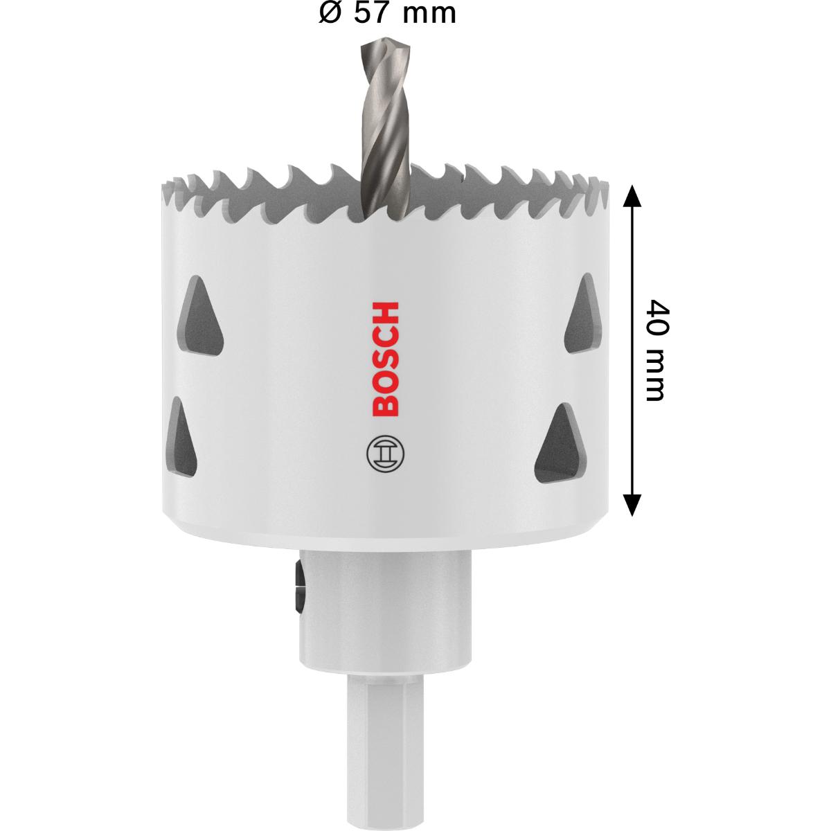Bosch Multi Material Lochsäge mit Aufsteckhalter, 57 x 40 mm