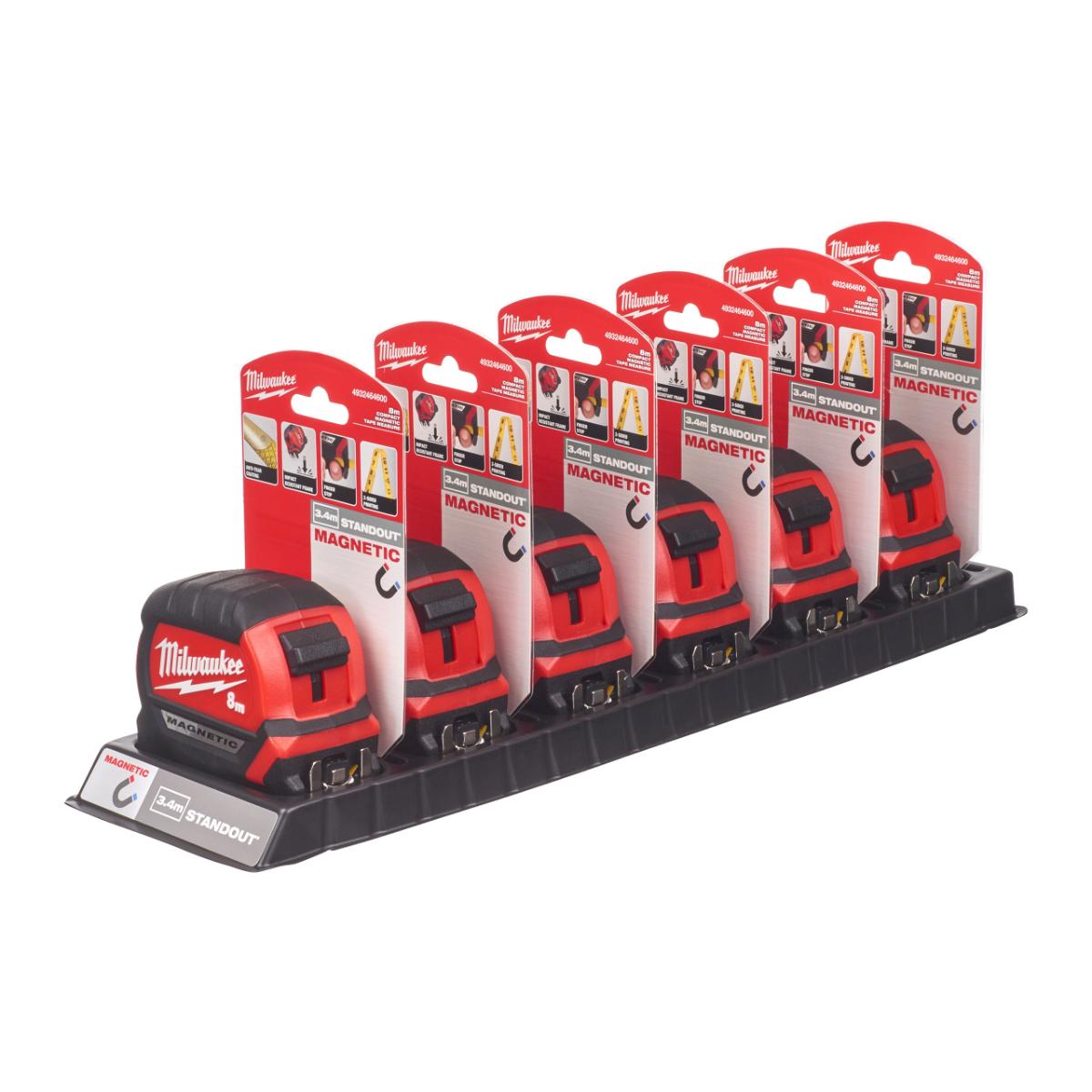 Milwaukee Premium-Bandmaß, magnetisch