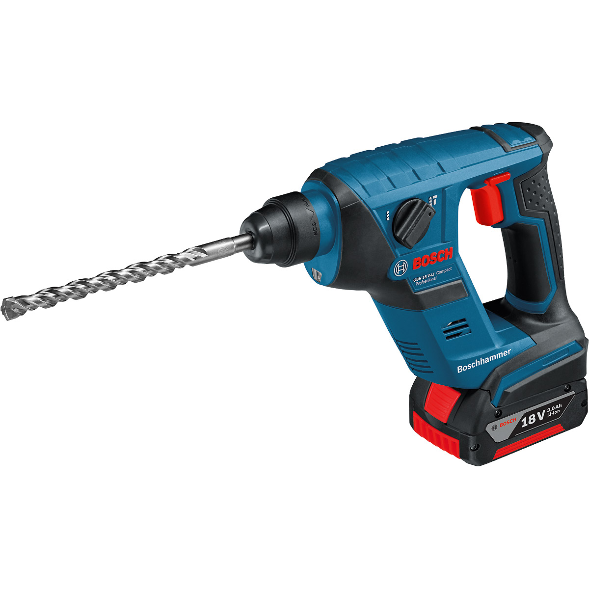 Bosch Akku-Bohrhammer mit SDS plus GBH 18 V-LI Compact, Solo Version