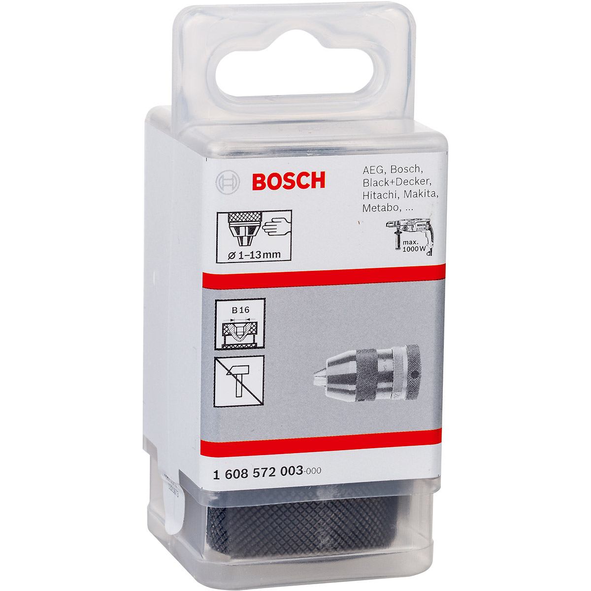 Bosch Schnellspannbohrfutter bis 13 mm, 1 - 13 mm