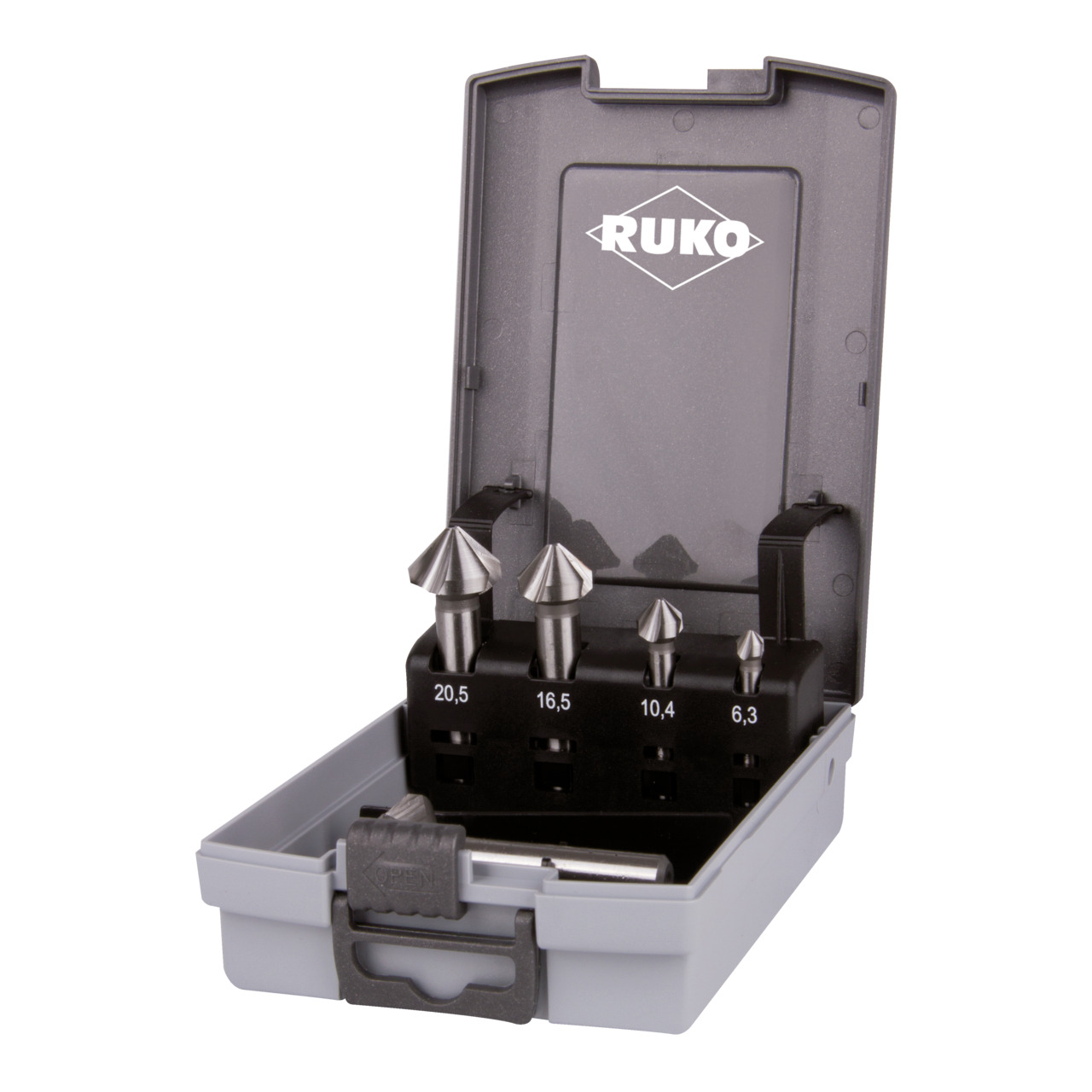 RUKO Kegelsenker-Satz DIN 335 Form C 90° HSS - 5-tlg.