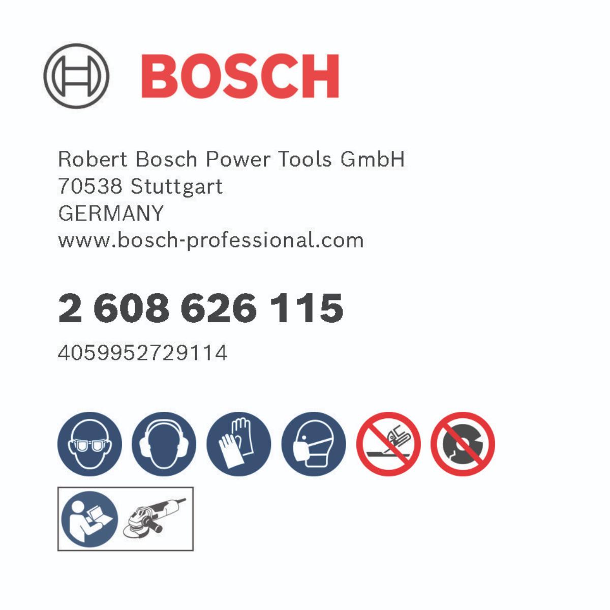 Bosch Standard for Metal Trennscheibe, 115 x 1 x 100, 100 Stück