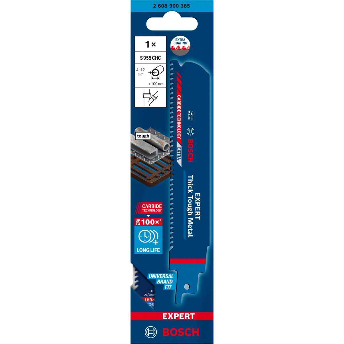 Bosch EXPERT ‘Thick Tough Metal’ S 955 CHC Säbelsägeblatt