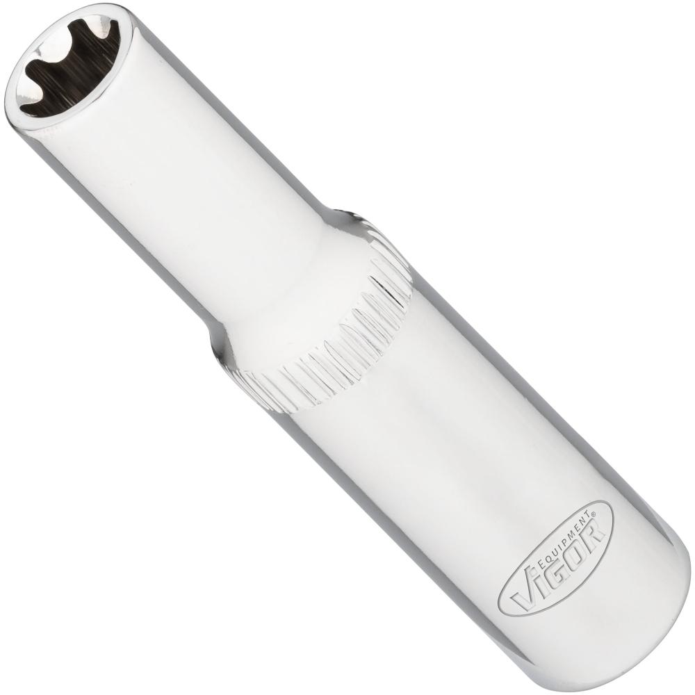 VIGOR T Steckschlüsseleinsatz - lang - 1/4 Zoll (6,3 mm) Vierkant