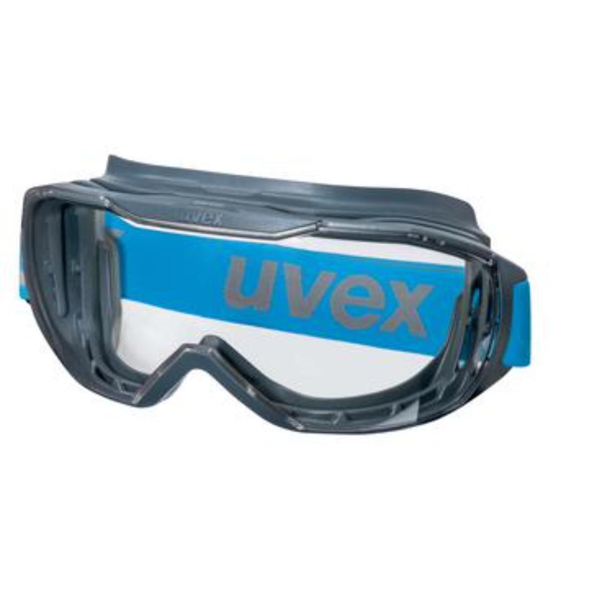uvex megasonic Vollsichtbrille innen beschlagfrei, außen extrem kratzfest & chemikalienbeständig (Retailverpackung)