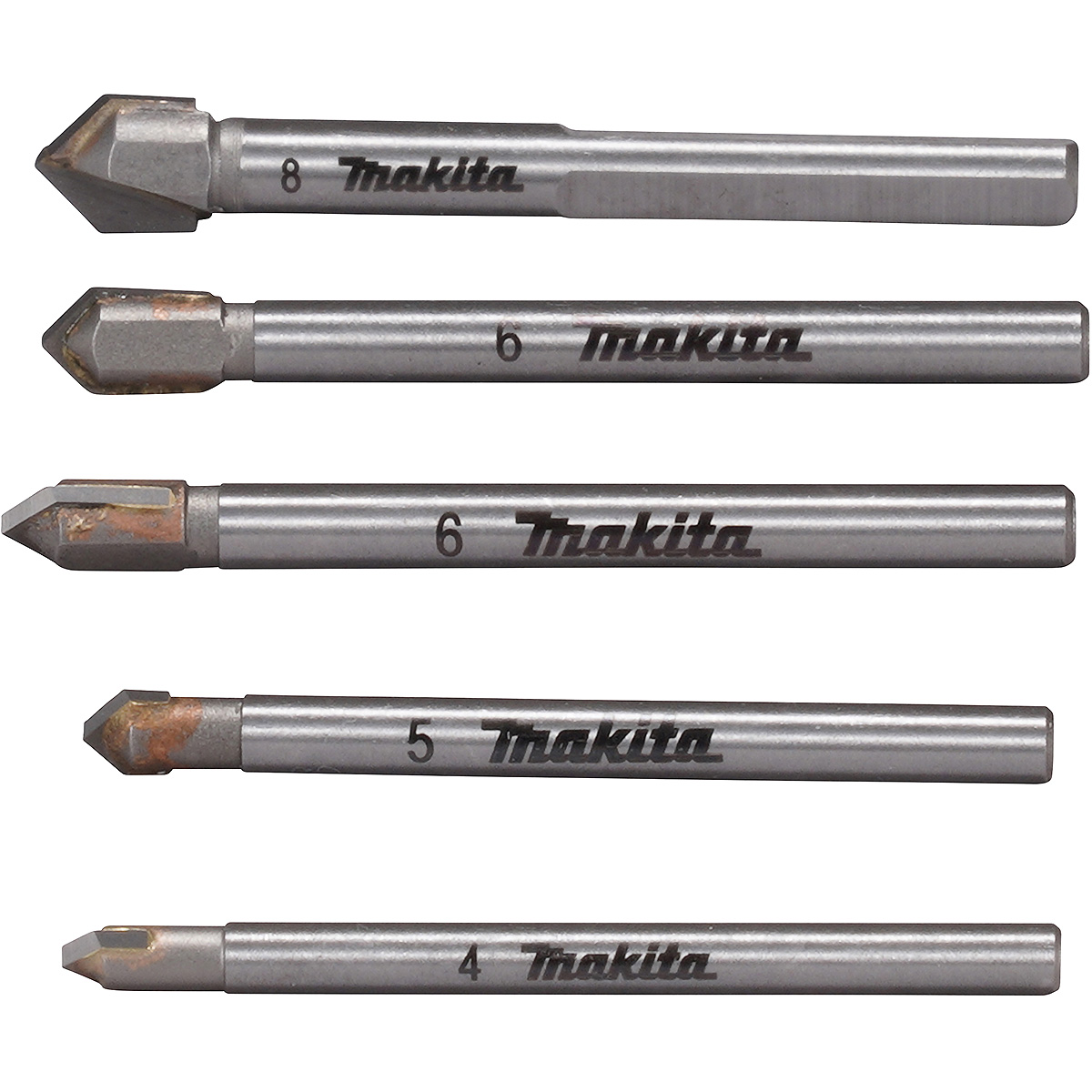 Makita Glas-/Fliesenbohrer Set 5-teilig