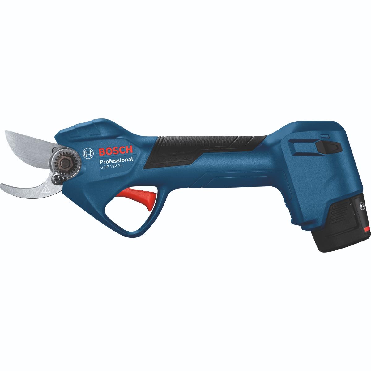 Bosch Akku-Gartenschere GGP 12V-25, 2 x Akku GBA 12V 3.0Ah