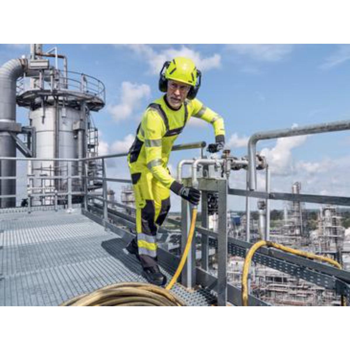 uvex pheos nxt Bügelbrille innen beschlagfrei, außen extrem kratzfest & chemikalienbeständig anthrazit/blau
