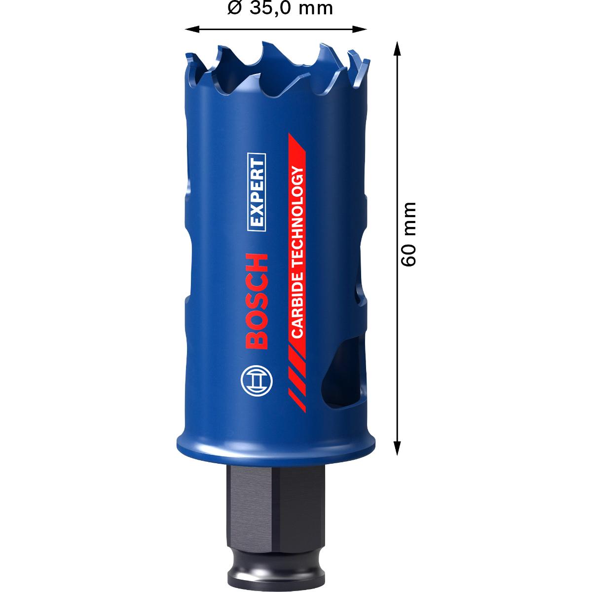 Bosch EXPERT Multi Material Power Change Plus-Lochsäge, 35 x 60 mm