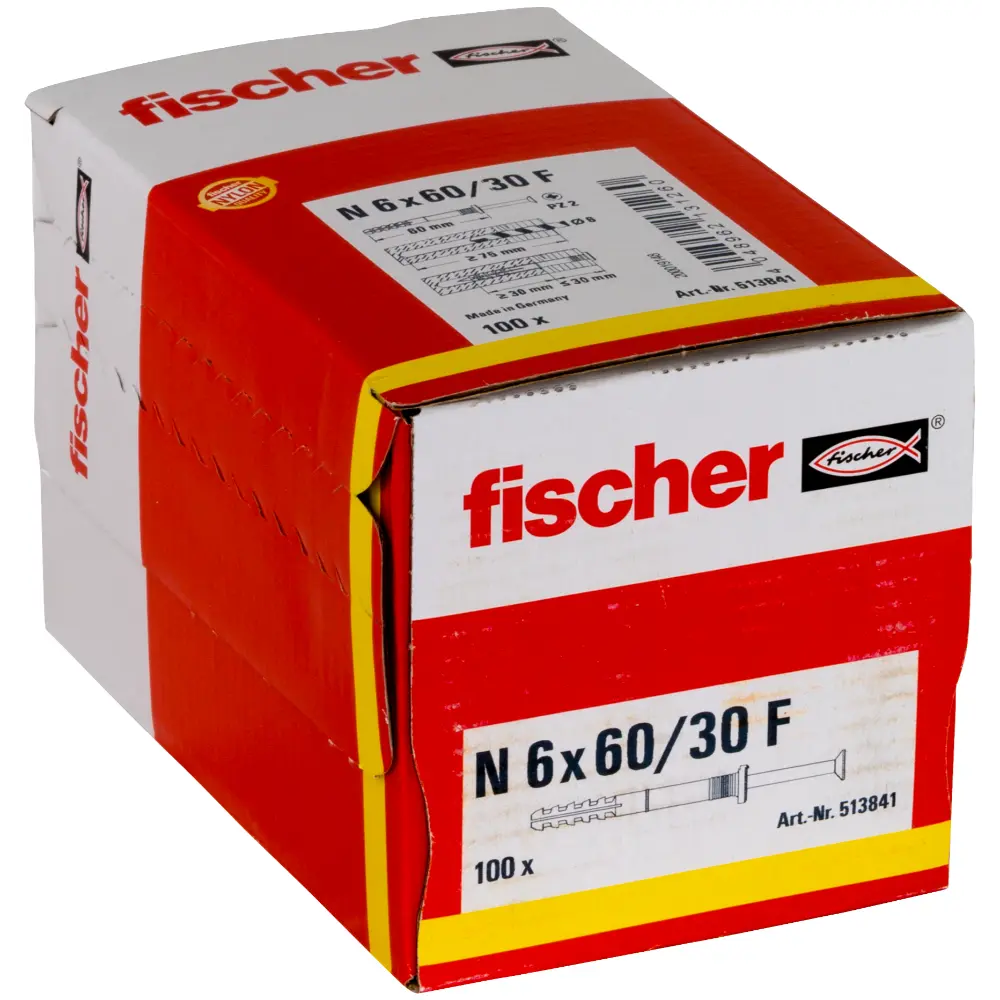 Fischer Nageldübel N 6x60/30 F (100)