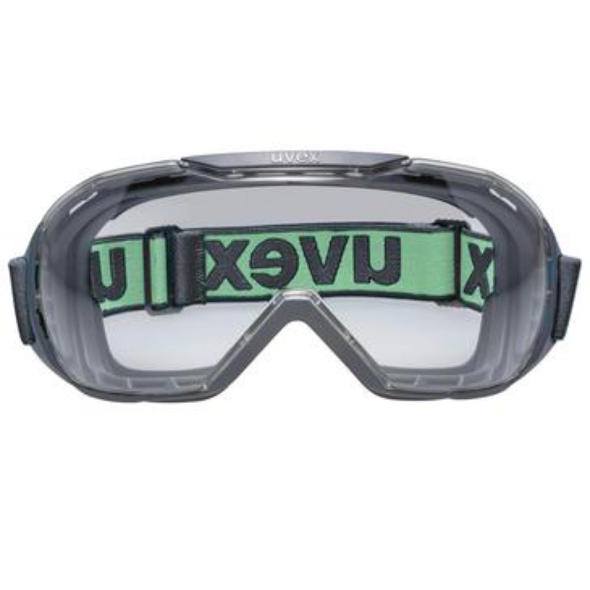 uvex megasonic planet Vollsichtbrille innen beschlagfrei, außen extrem kratzfest & chemikalienbeständig